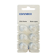 8mm Open Click Domes for Siemens, Miracle Ear & Rexton Hearing Aids - 6 Pack