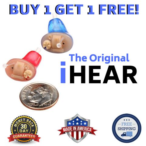 SALE: Buy 1 Original iHear Hearing Aid and Get the Second Ear FREE! Get The Entire Pair for Only $449.96